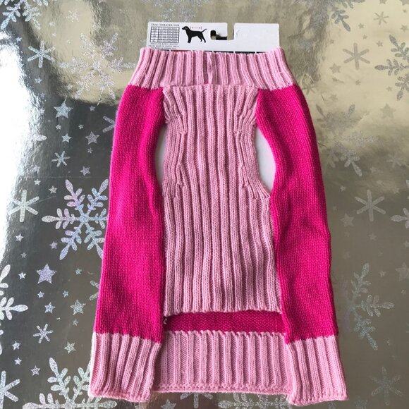 Jolly knits Dog Pink heart  Sweater Size : XS - Picture 7 of 7
